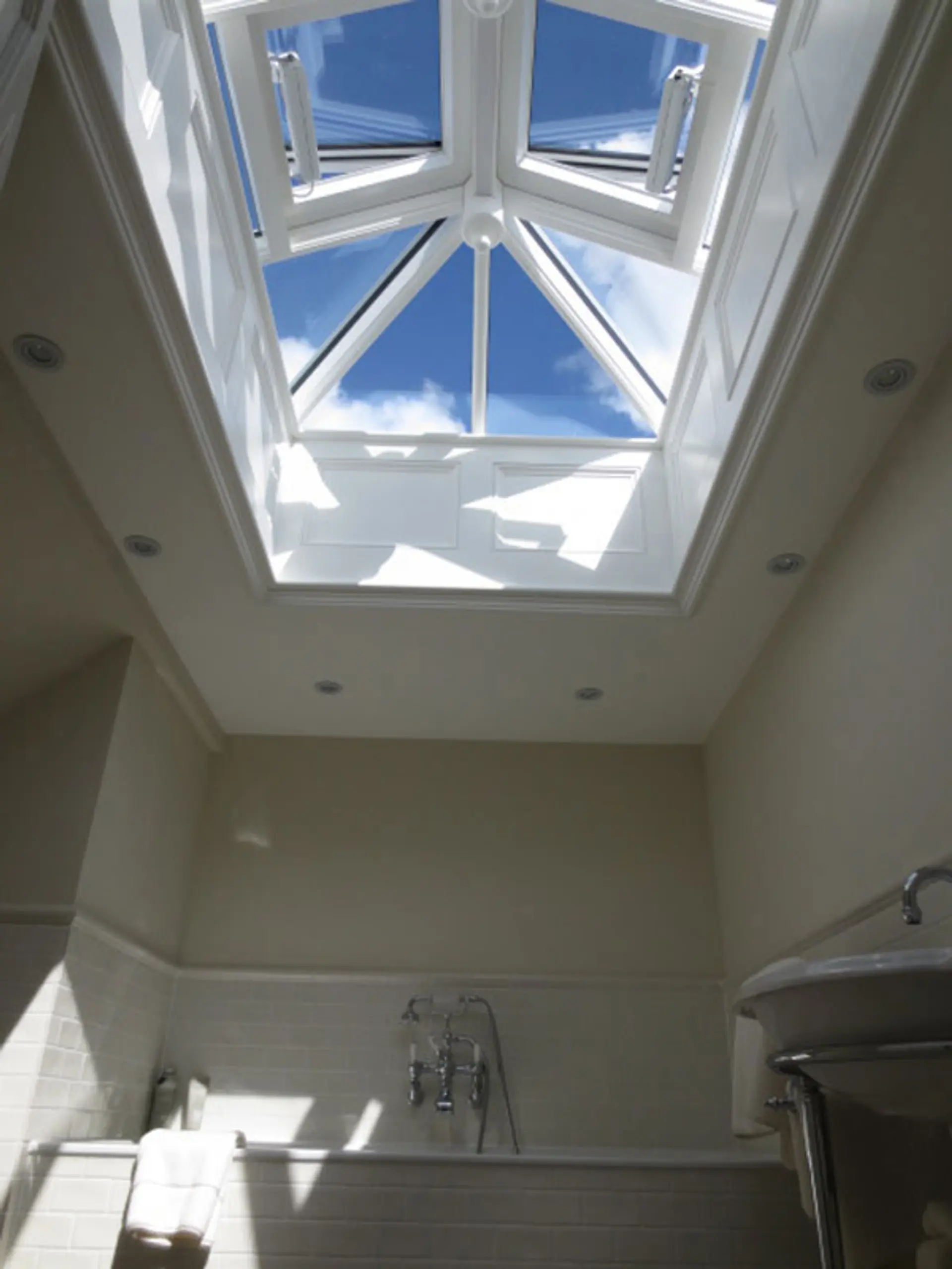 Roof Lantern White Interior 3 - Roof Lantern in White