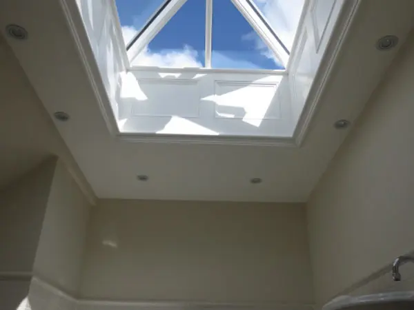 Roof Lantern White Interior 3 - Roof Lantern in White