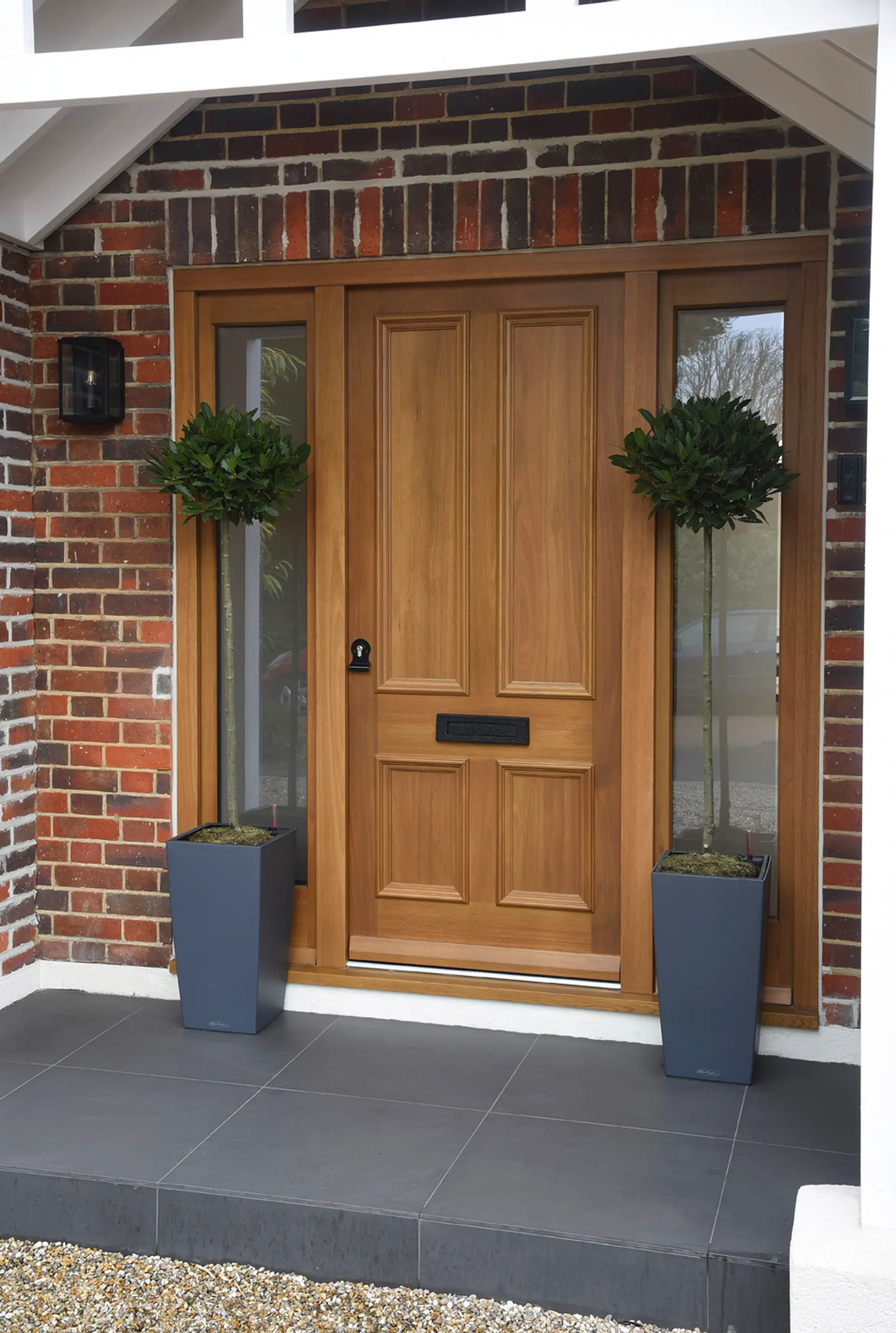 Entrance Door Stained Exterior 7 - Entrance Door in Stained