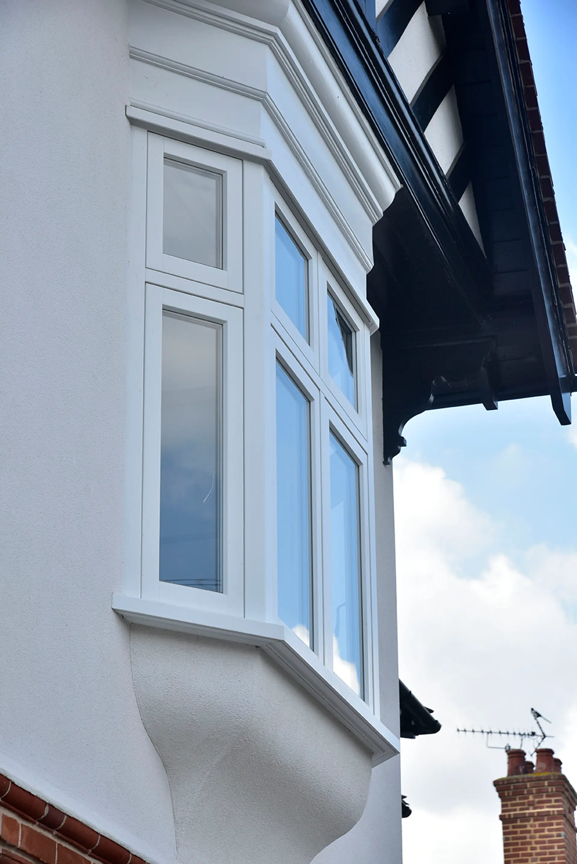 Casement Windows White Exterior 17 - Casement window in White