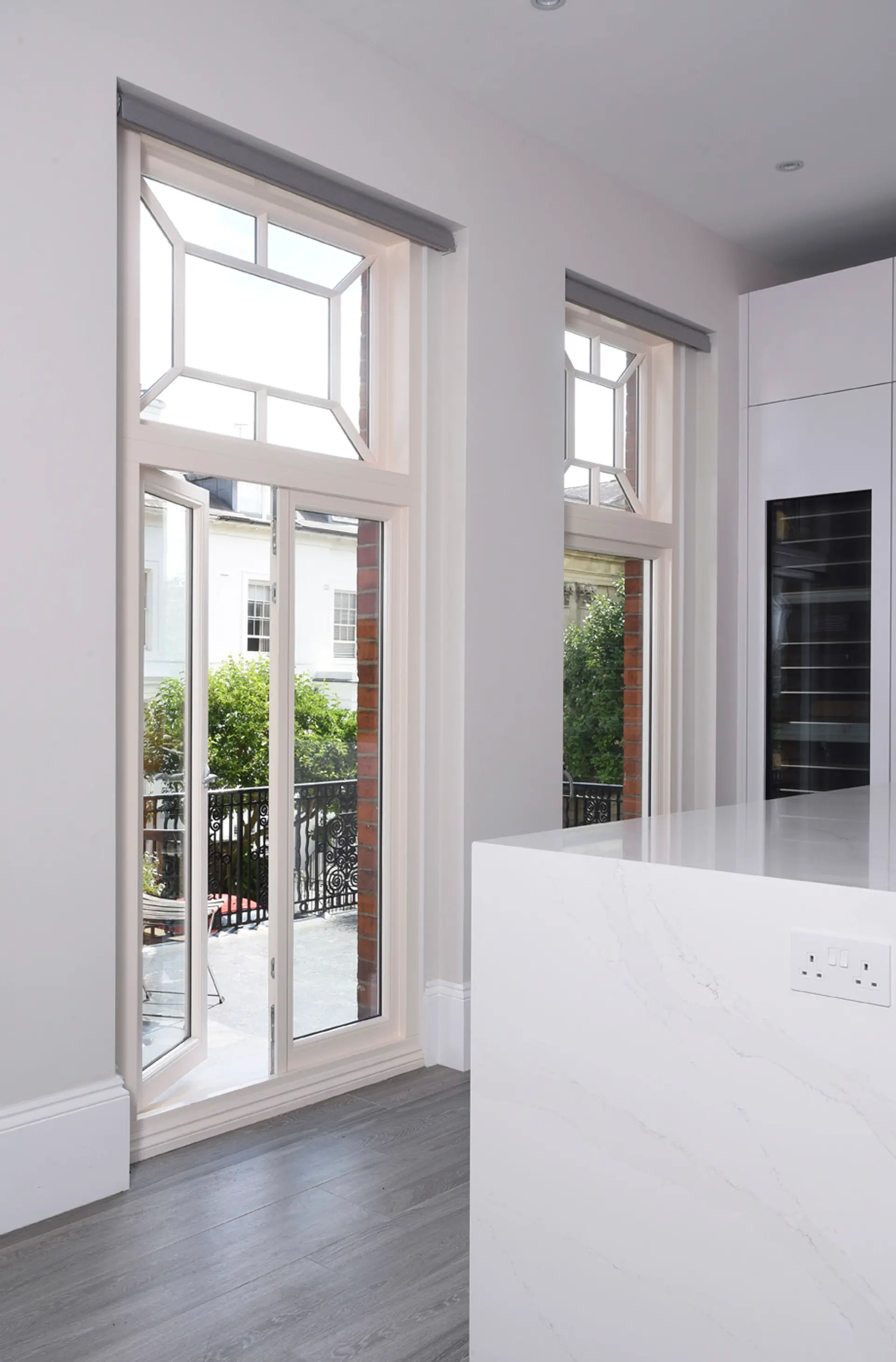 French Door White Interior 28 - French door in White