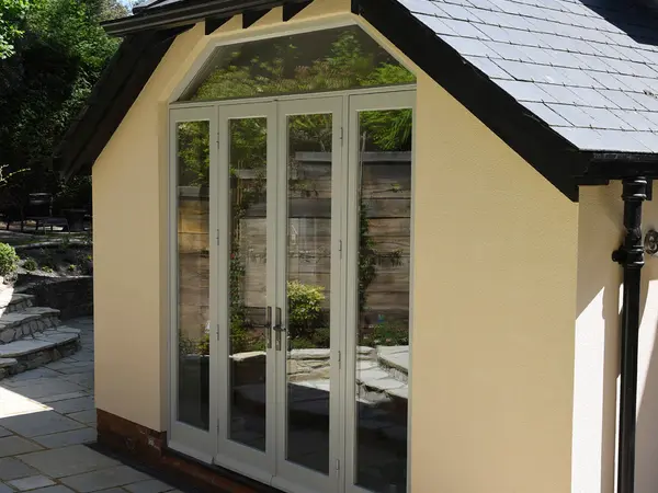 Bifold Door Grey Exterior 5 - Bi-fold door in Grey