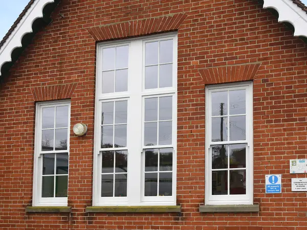 Sash Windows White Exterior 43 - Sash window in White