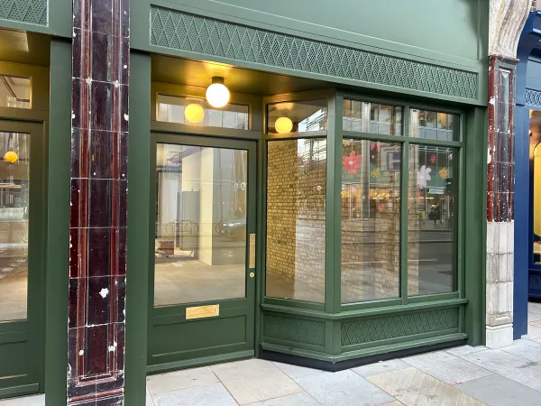 Casement Windows Green Exterior 2 - Casement window in Green