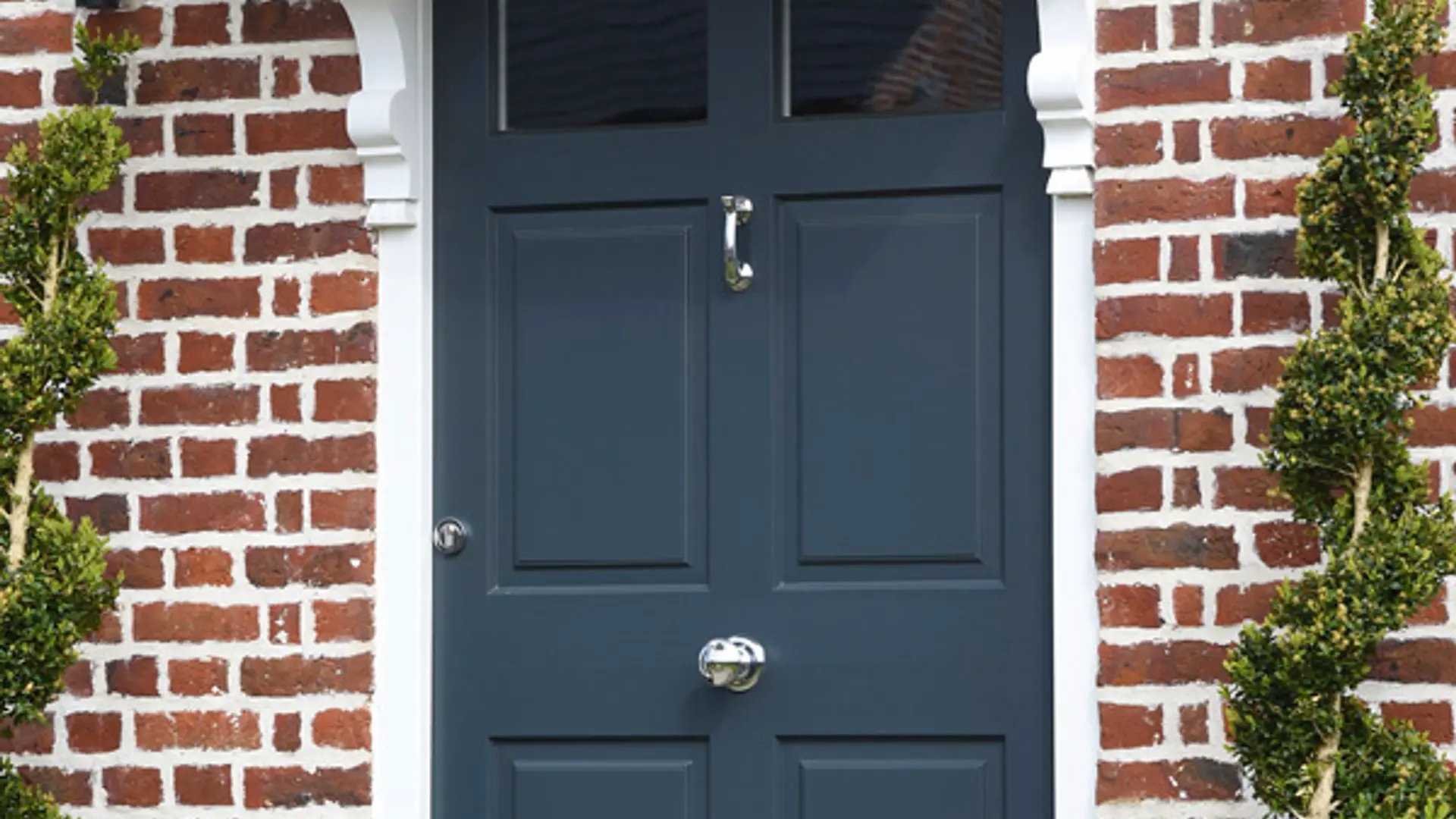 Entrance Door Grey Exterior 12 - Entrance Door in Grey