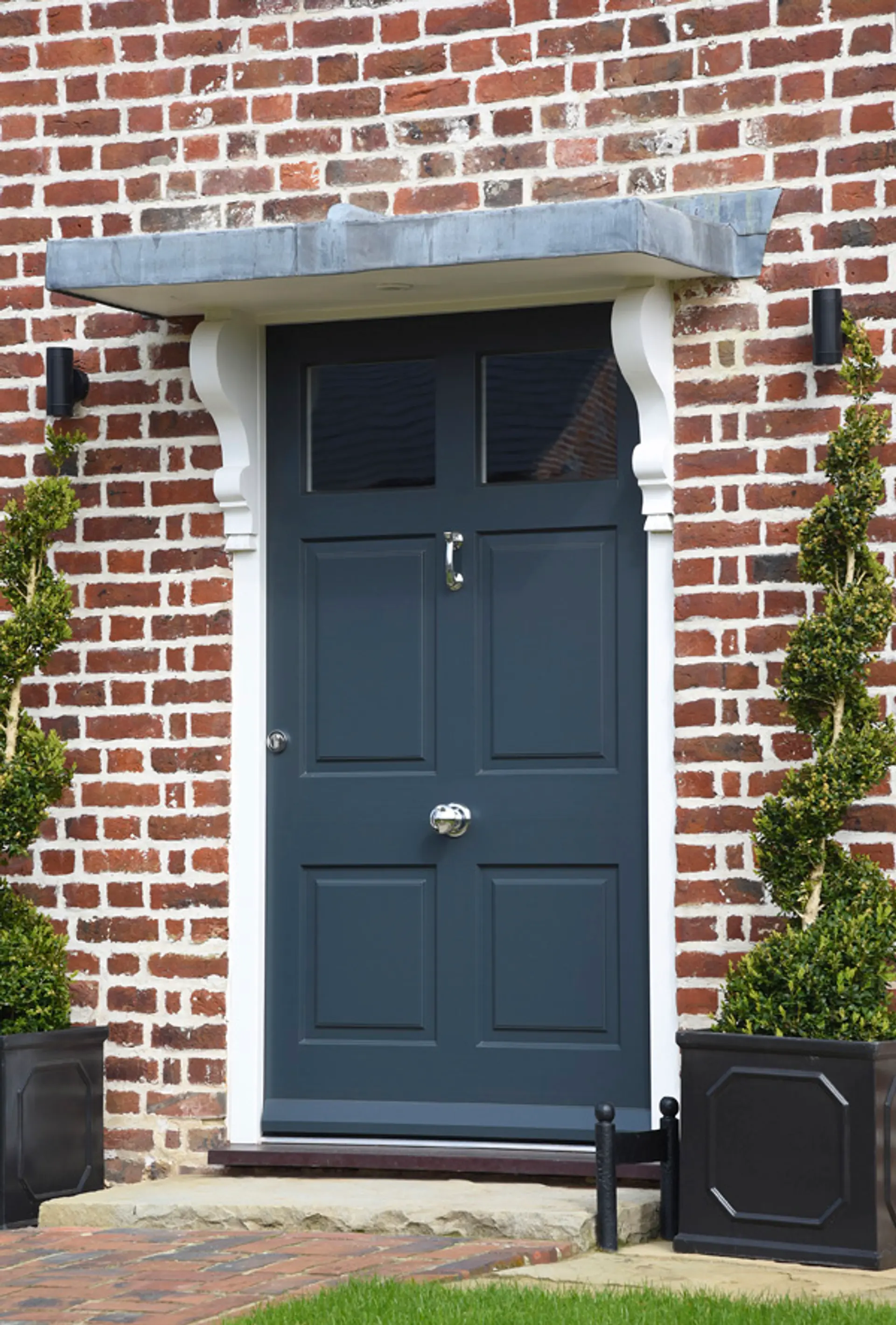 Entrance Door Grey Exterior 12 - Entrance Door in Grey