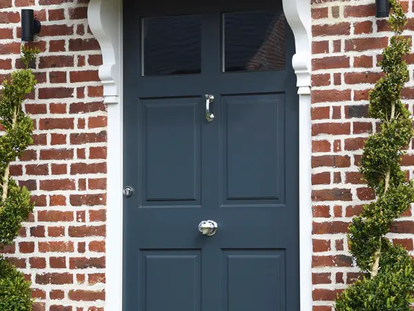 Entrance Door Grey Exterior 12 - Entrance Door in Grey