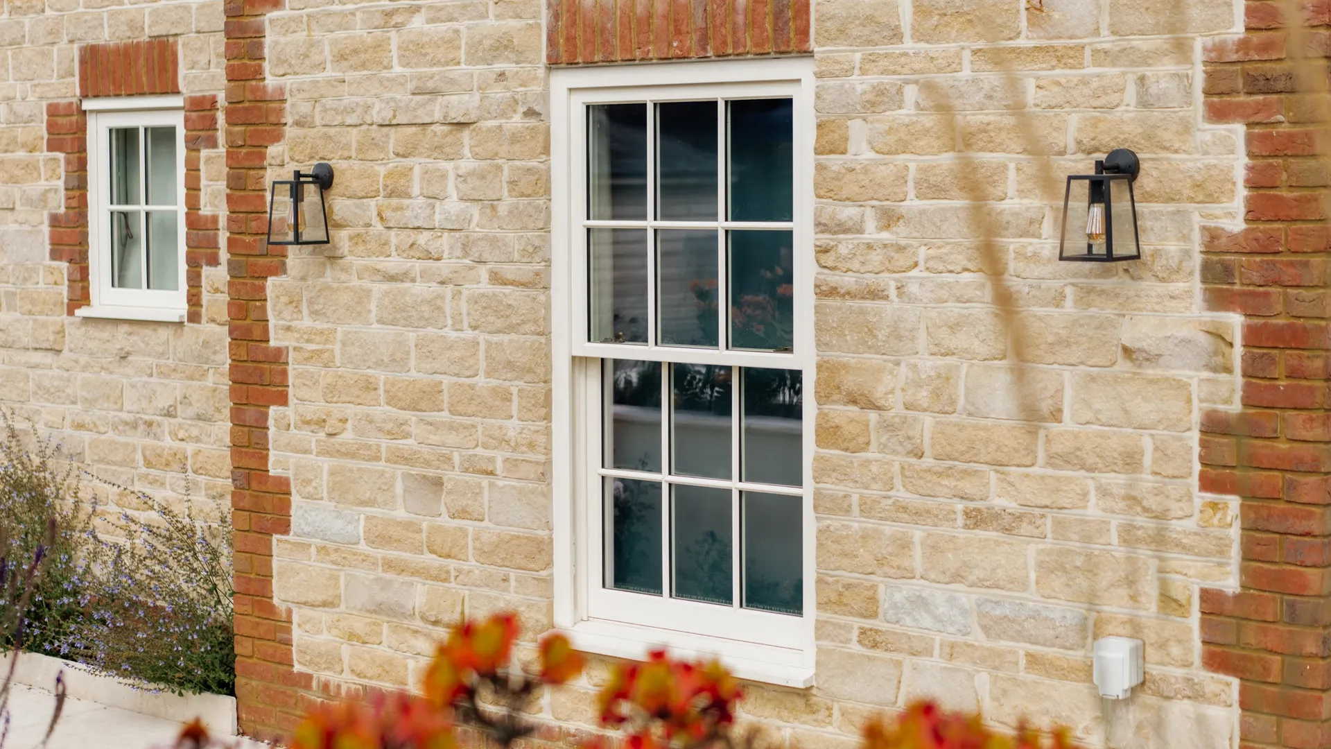 Sash Windows White Exterior 55 - Sash window in White
