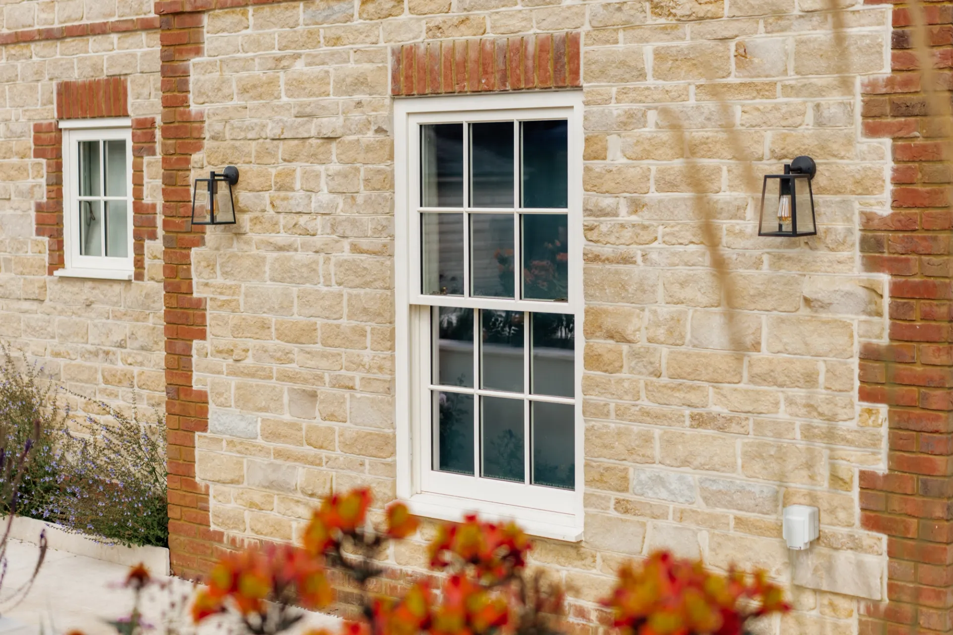 Sash Windows White Exterior 55 - Sash window in White