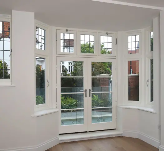 wooden french doors