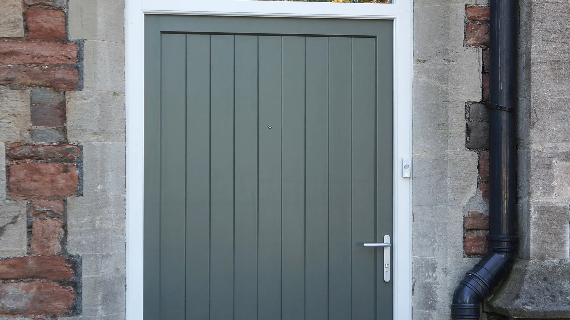 Entrance Door Grey Exterior 2 - Entrance Door in Grey