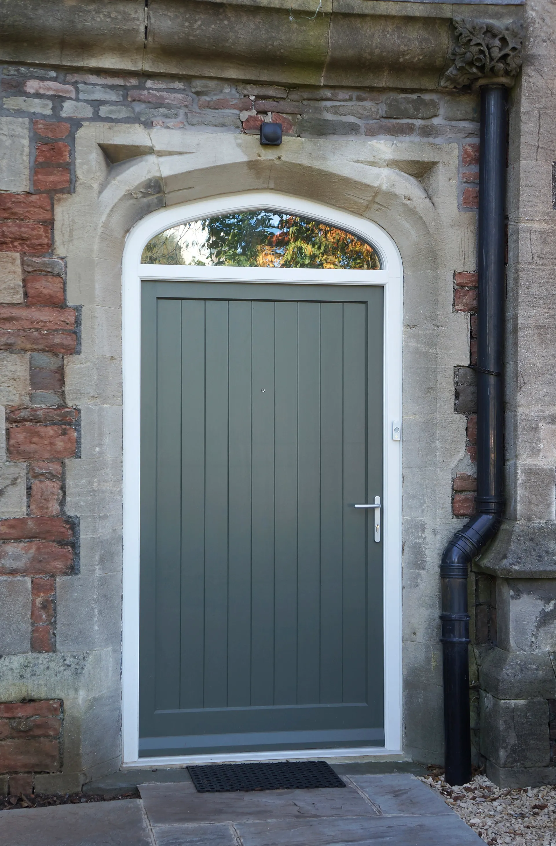 Entrance Door Grey Exterior 2 - Entrance Door in Grey