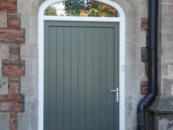 Entrance Door Grey Exterior 2 - Entrance Door in Grey