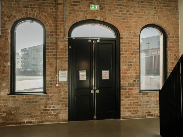 Doors Black Commercial Exterior 3 -  in Black