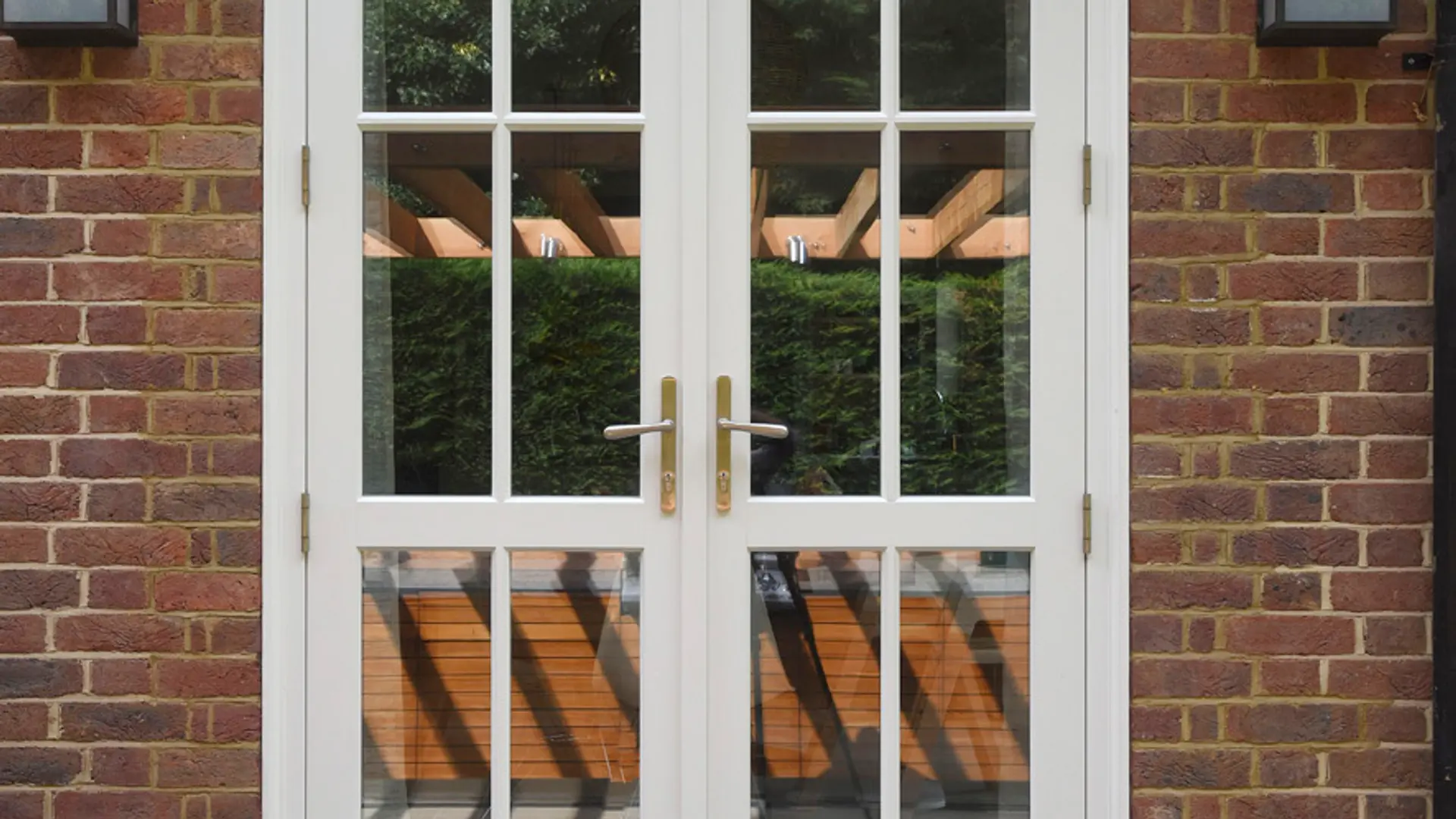 French Door White Exterior 27 - French door in White