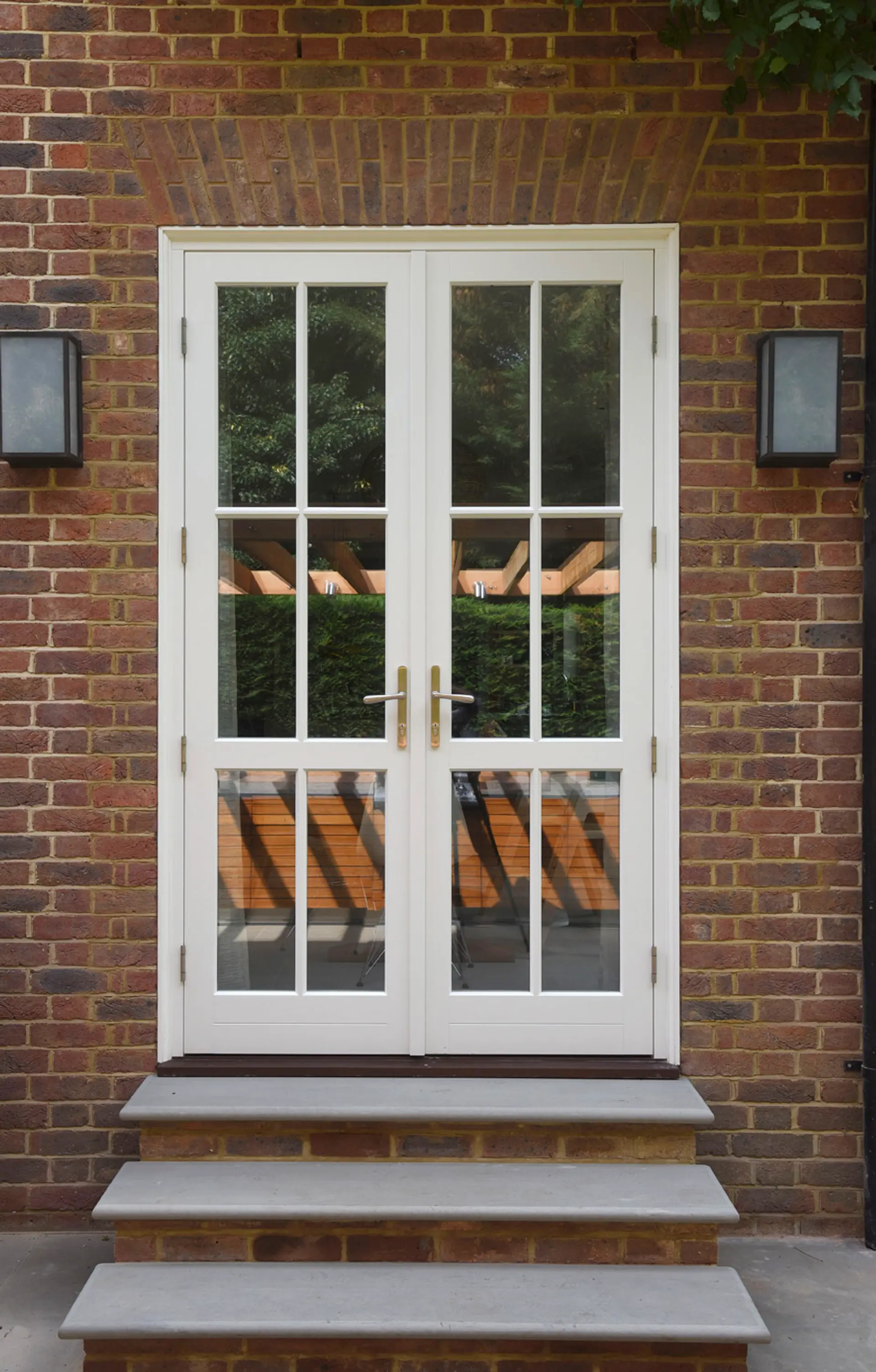French Door White Exterior 27 - French door in White