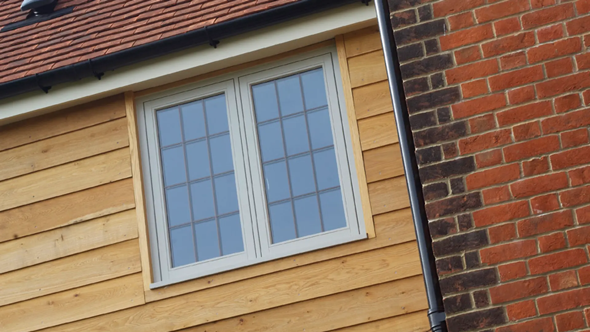 Casement Windows Grey Exterior 4 - Casement window in Grey