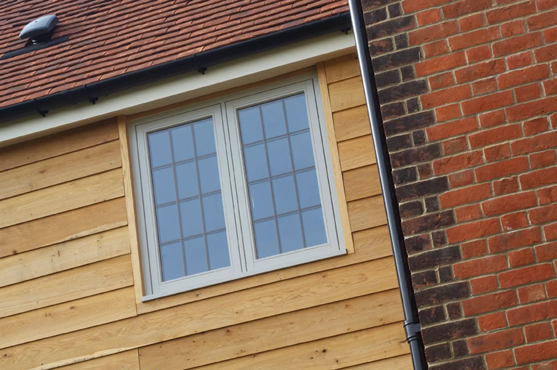 Casement Windows Grey Exterior 4 - Casement window in Grey