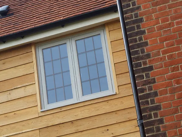 Casement Windows Grey Exterior 4 - Casement window in Grey