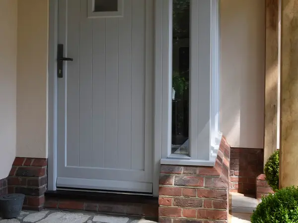 Entrance Door White Exterior 9 - Entrance Door in White