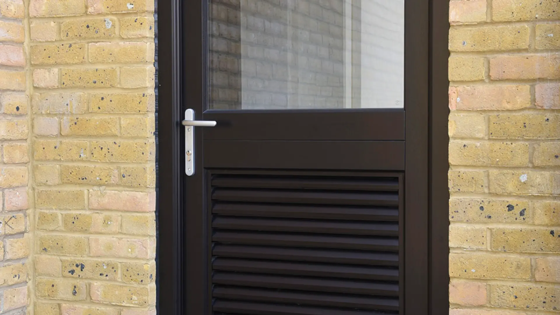 Single Door Black Exterior - Single door in Black