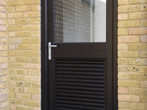 Single Door Black Exterior - Single door in Black