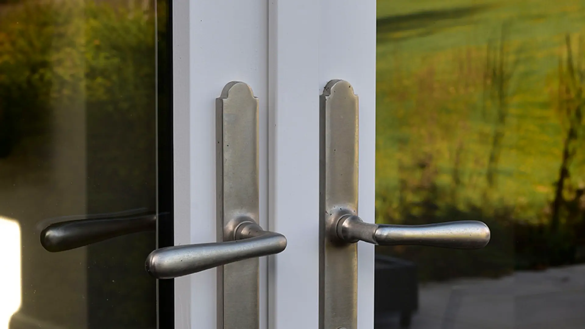 Mumford & Wood Ironmongery Satin Chrome French Door - in
