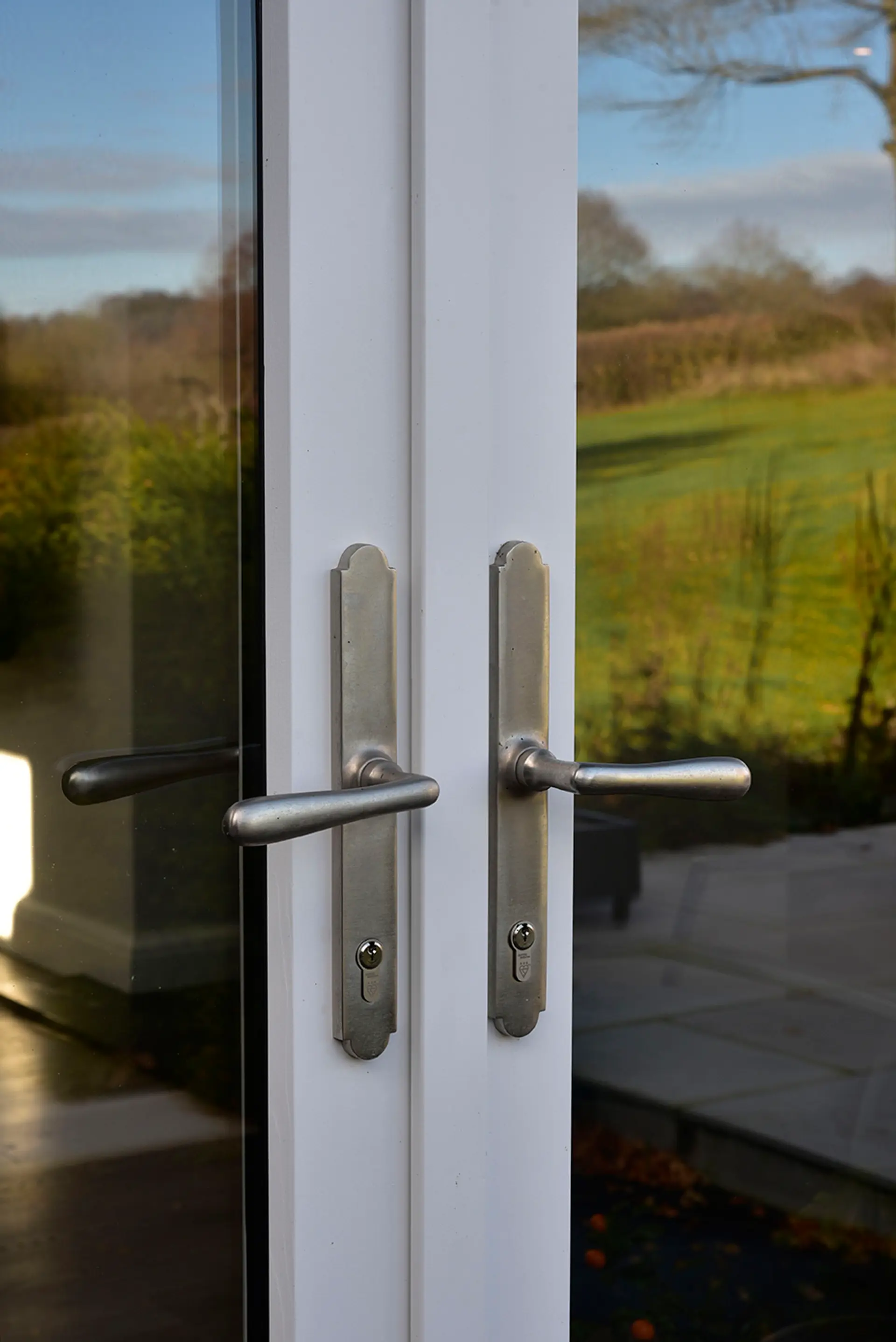 Mumford & Wood Ironmongery Satin Chrome French Door - in