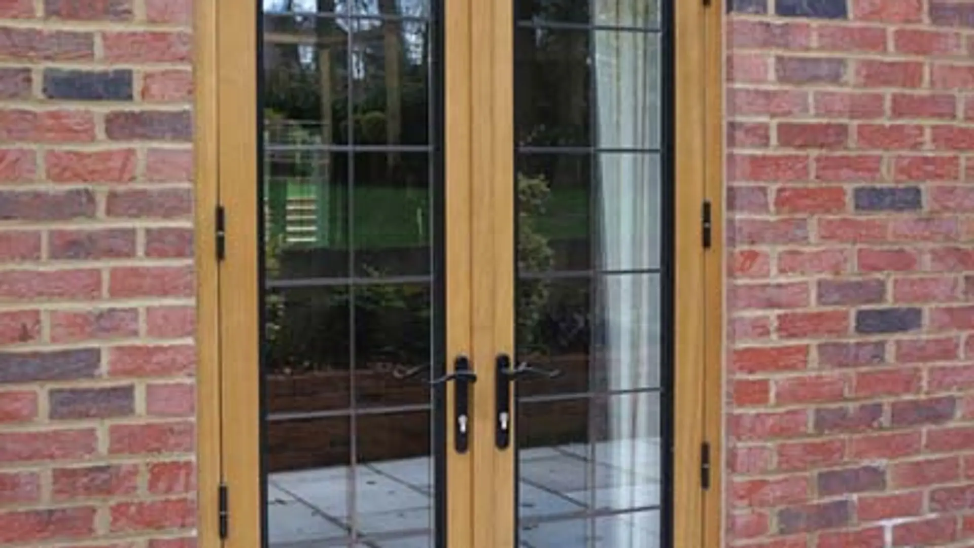 French Door Stained Exterior - French door in Stained