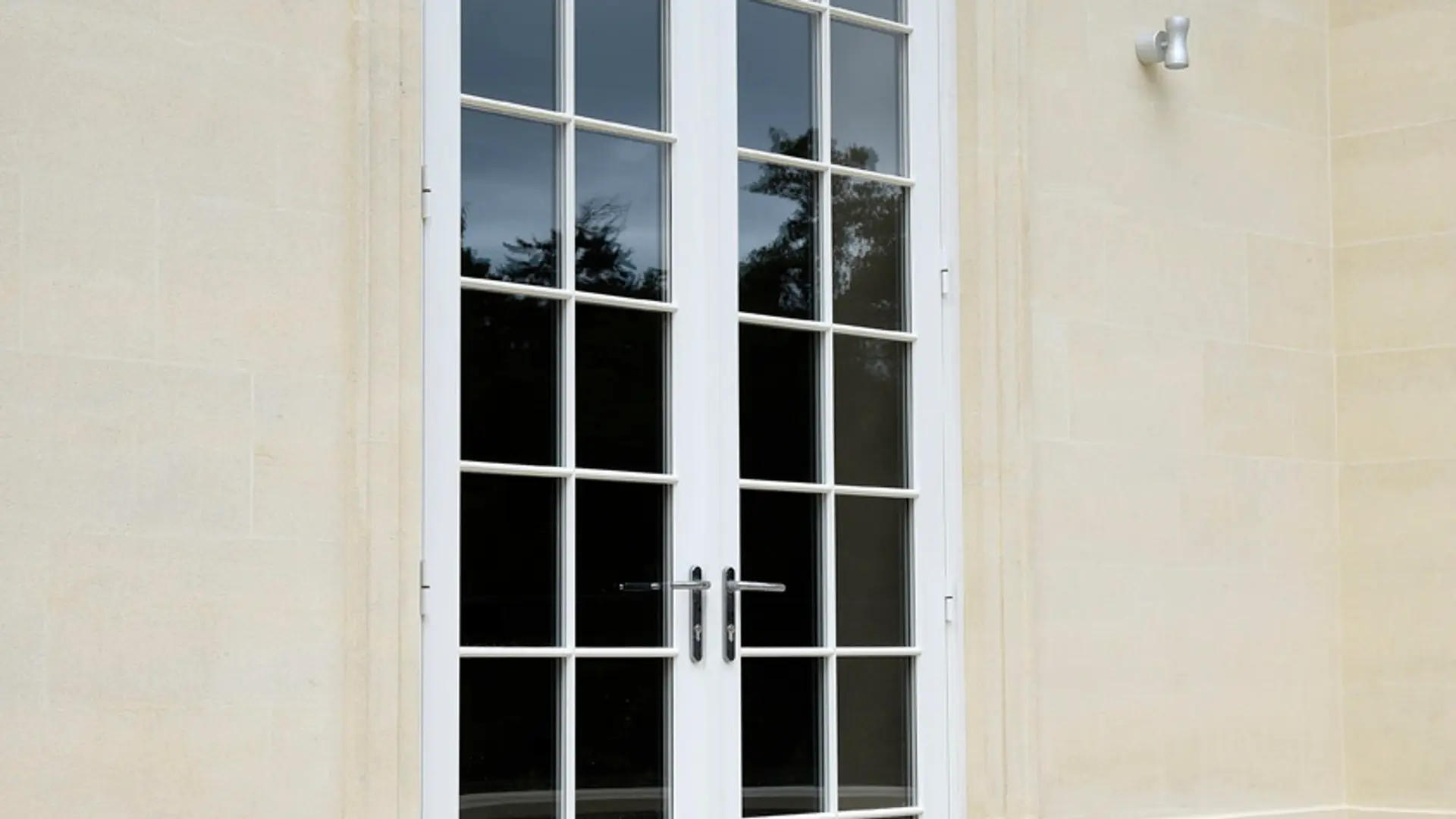 French Door White Exterior 31 - French door in White