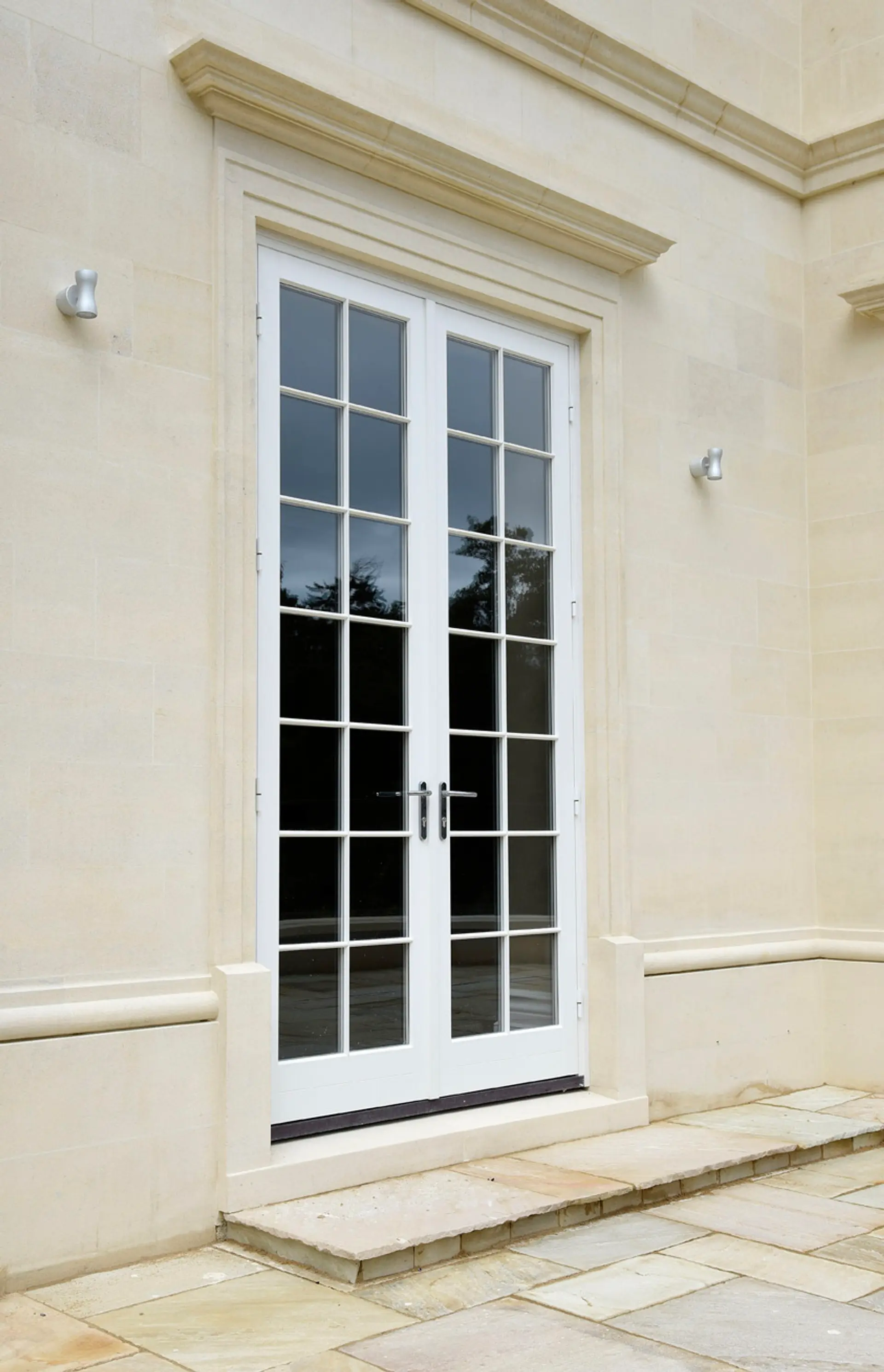 French Door White Exterior 31 - French door in White