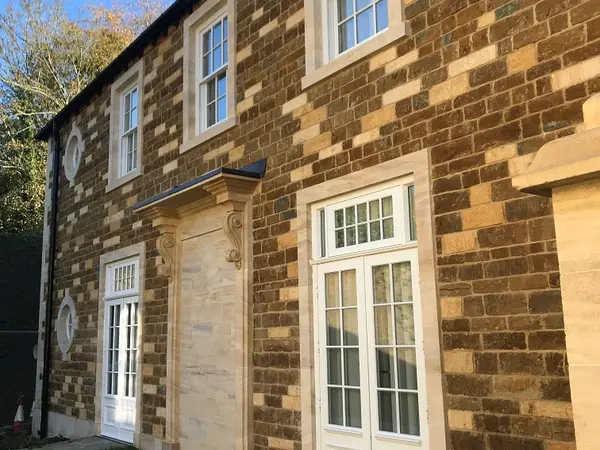 French Door White Exterior 2 - French door in White