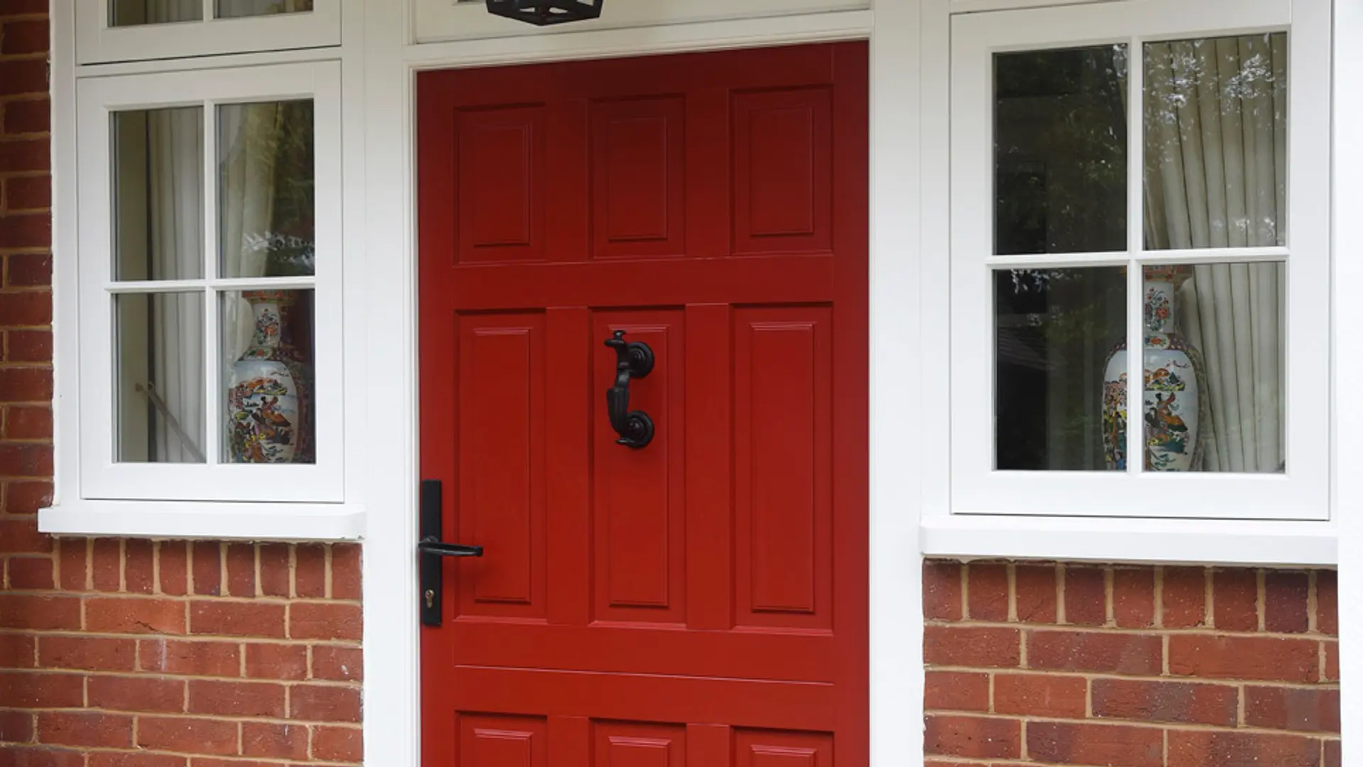 Entrance Door Red Exterior - Entrance Door in Red