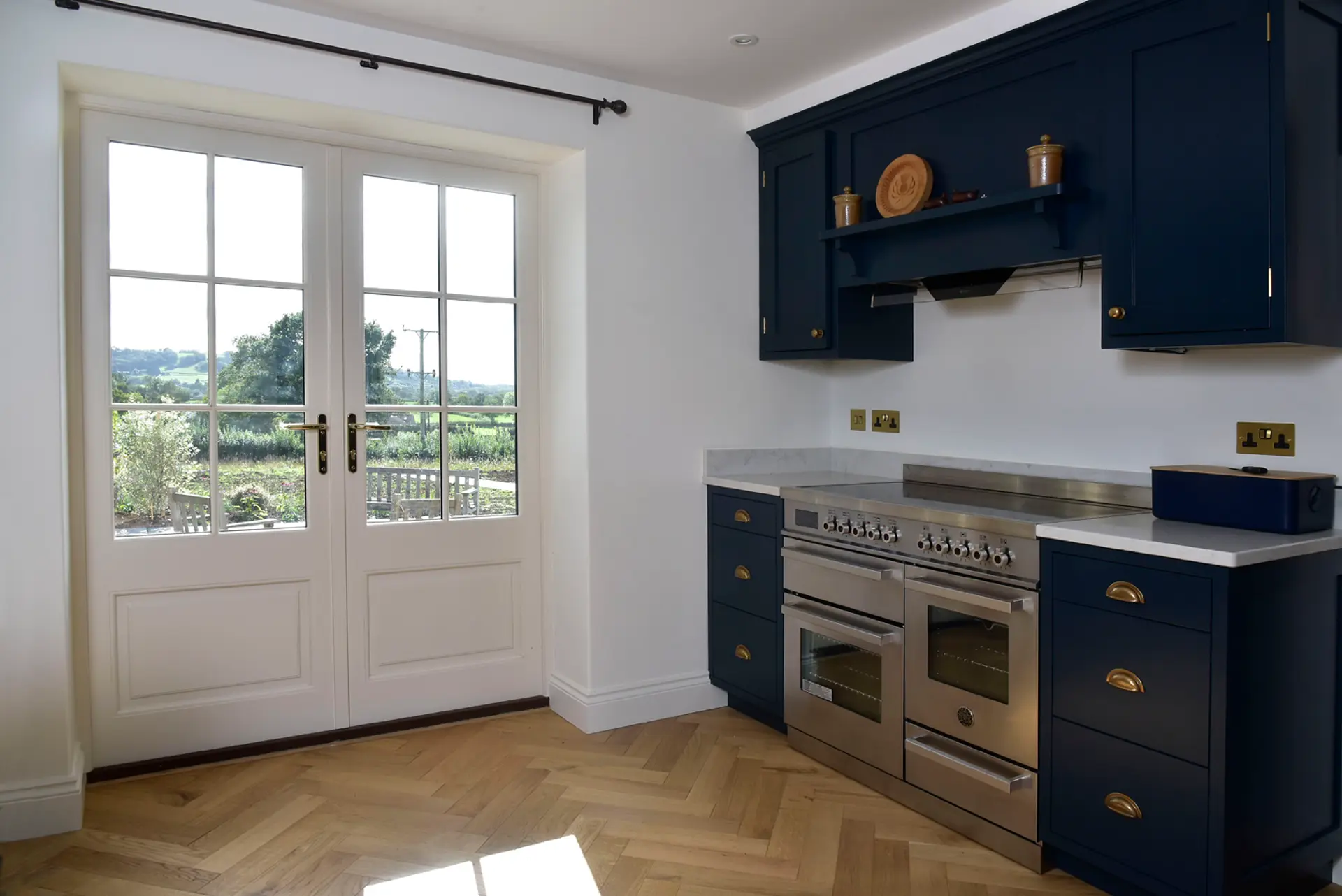 French Door White Interior 11 - French door in White