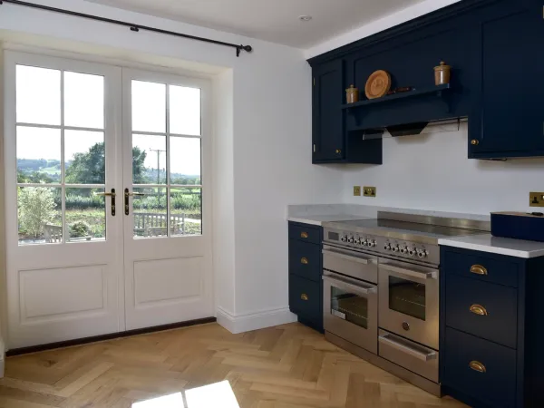 French Door White Interior 11 - French door in White