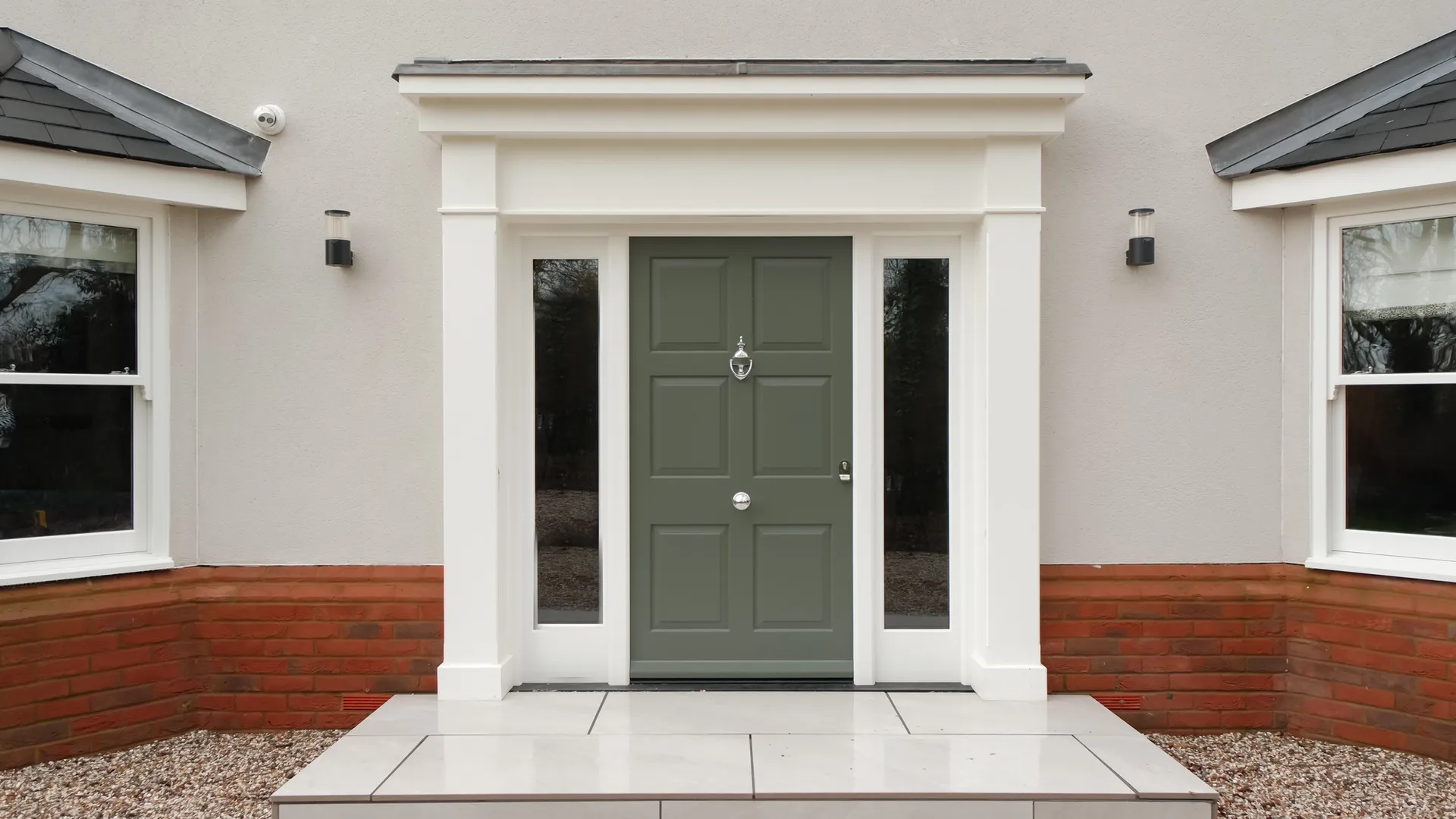 Entrance Door Green Exterior - Entrance Door in Green
