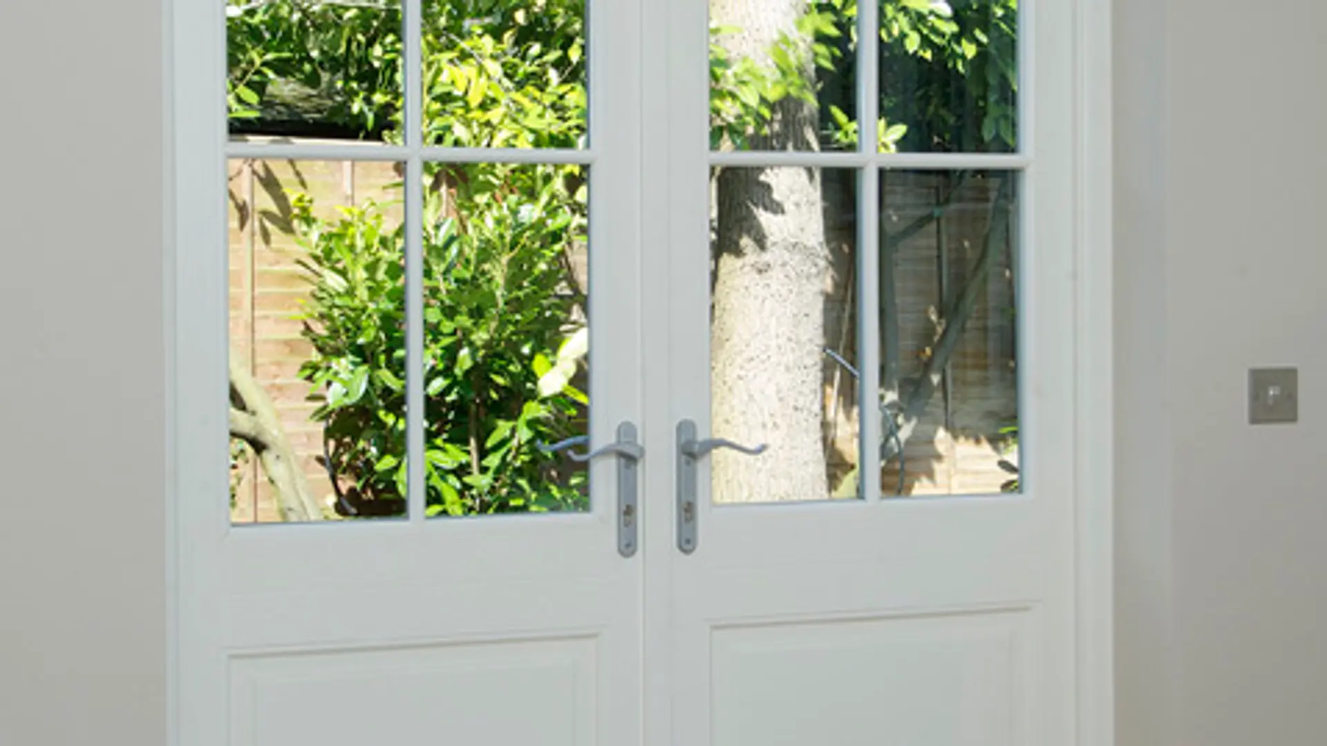 French Door White Interior 21 - French door in White