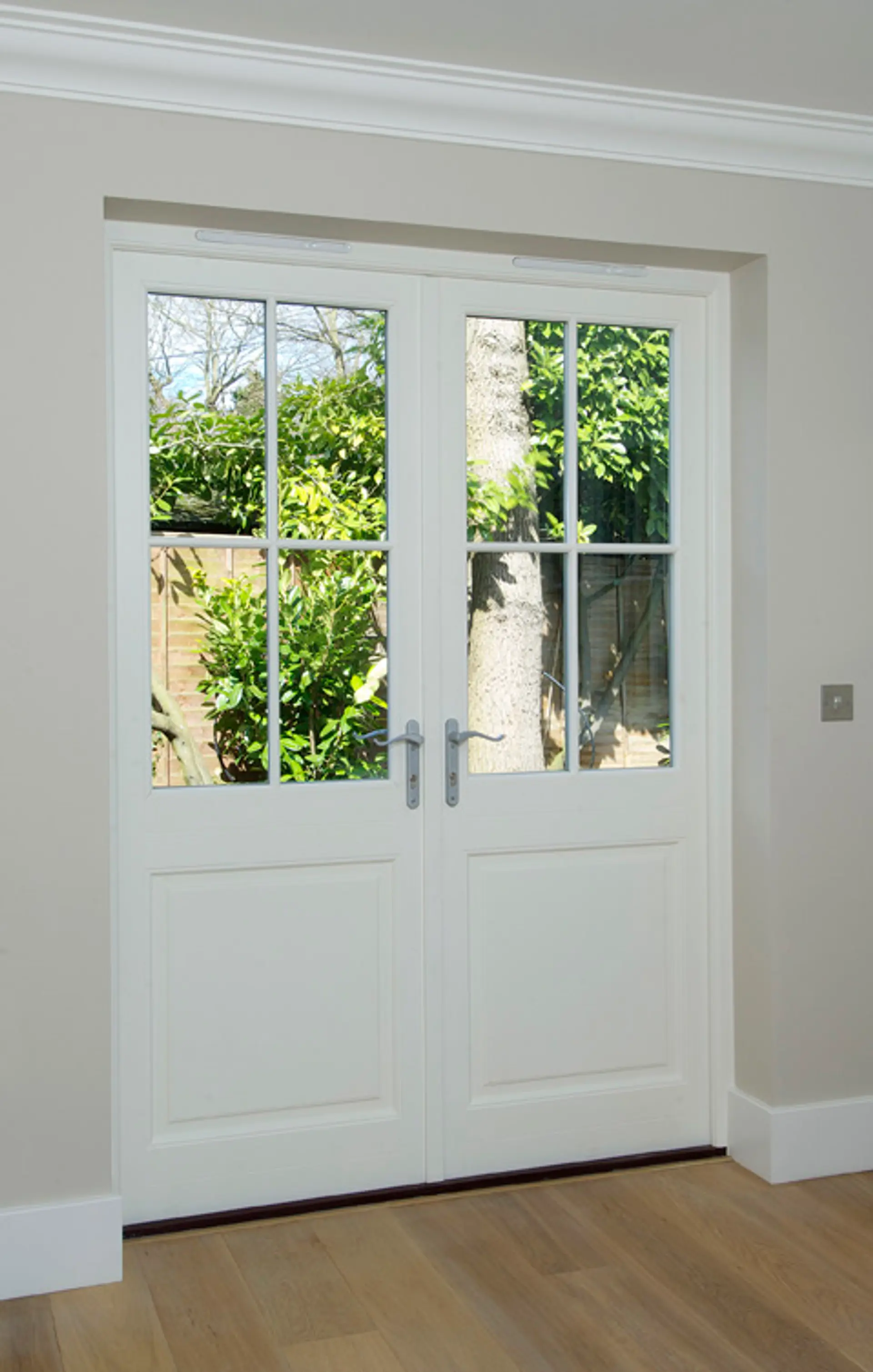 French Door White Interior 21 - French door in White
