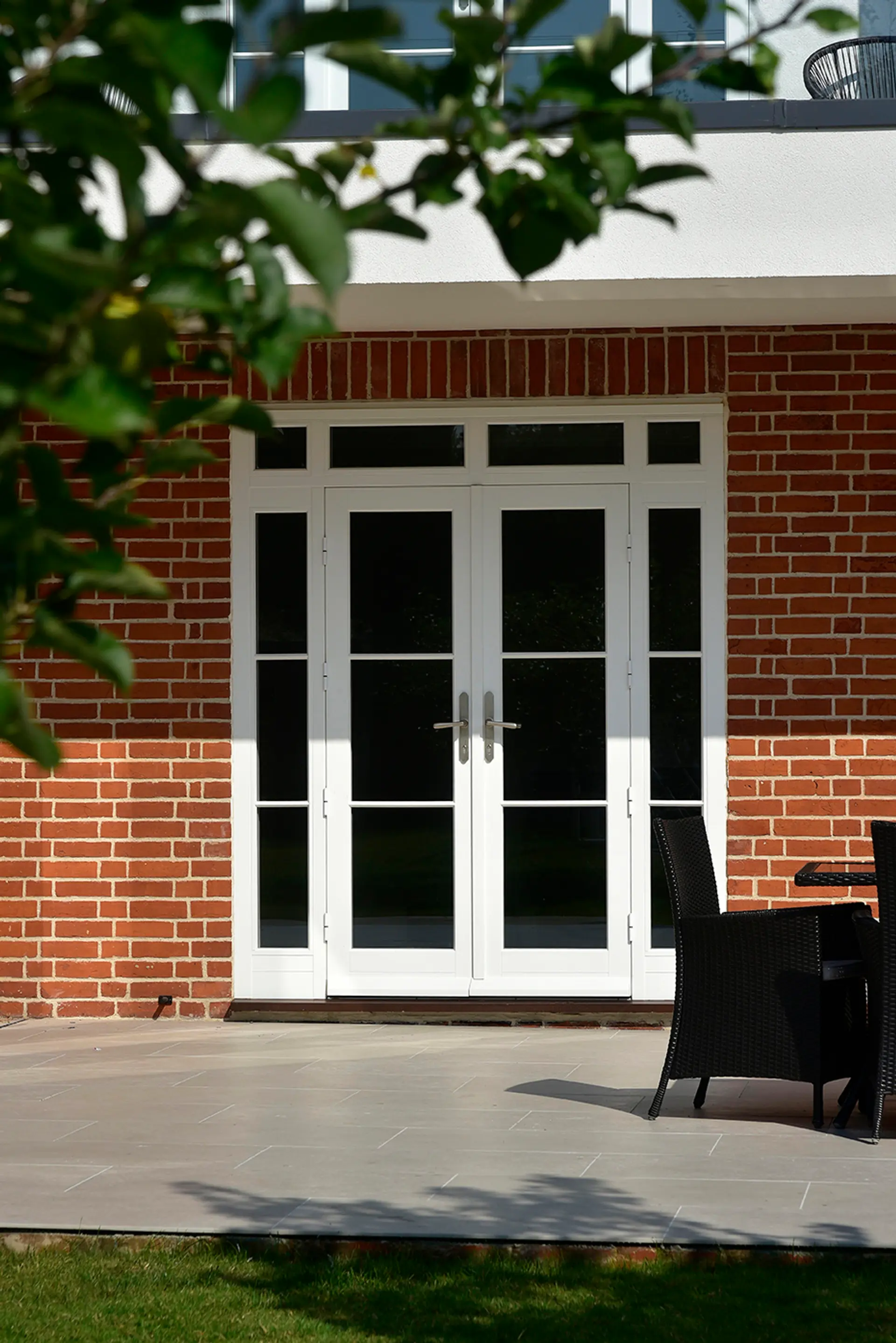 French Door White Exterior 15 - French door in White