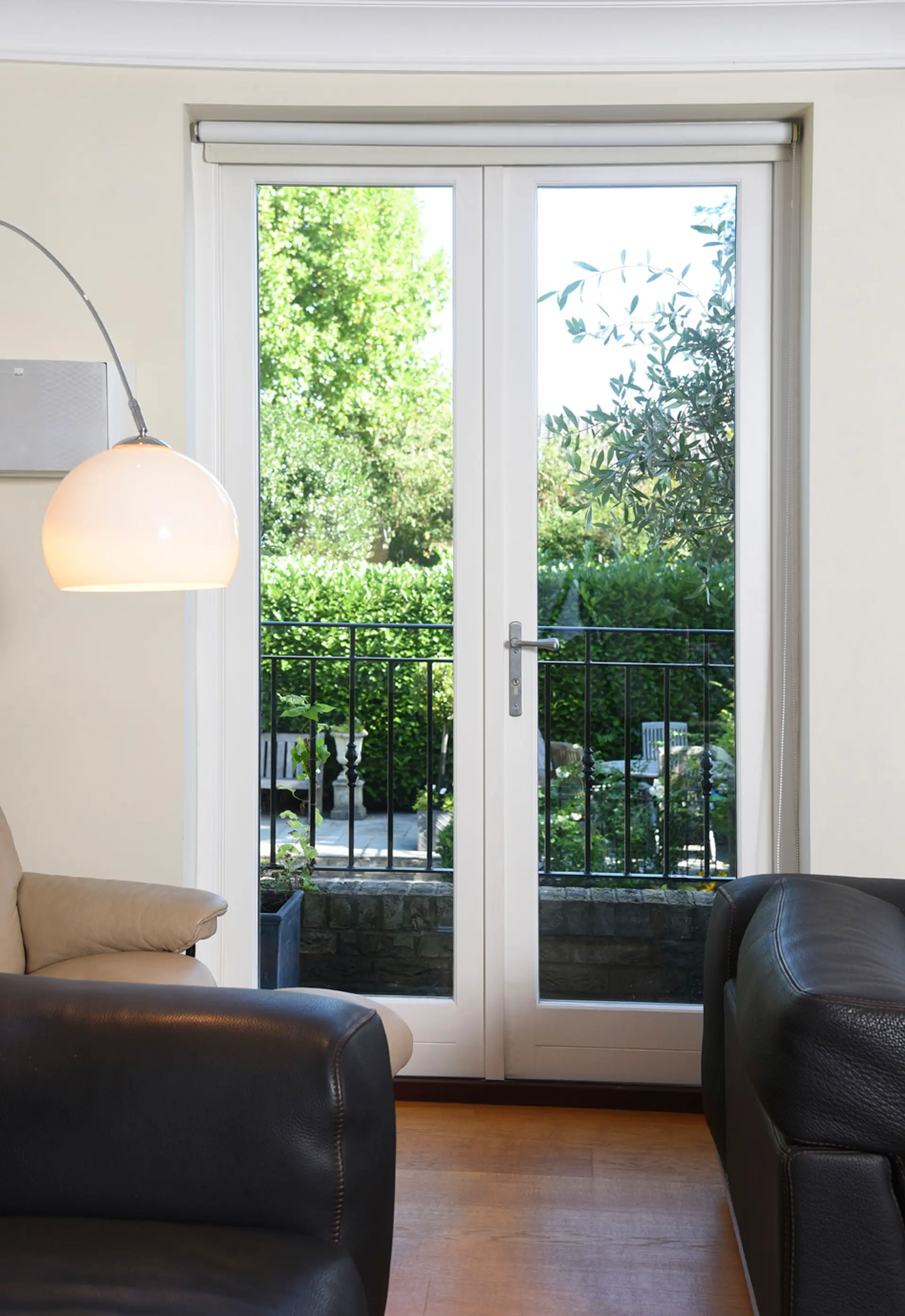 French Door White Interior 6 - French door in White