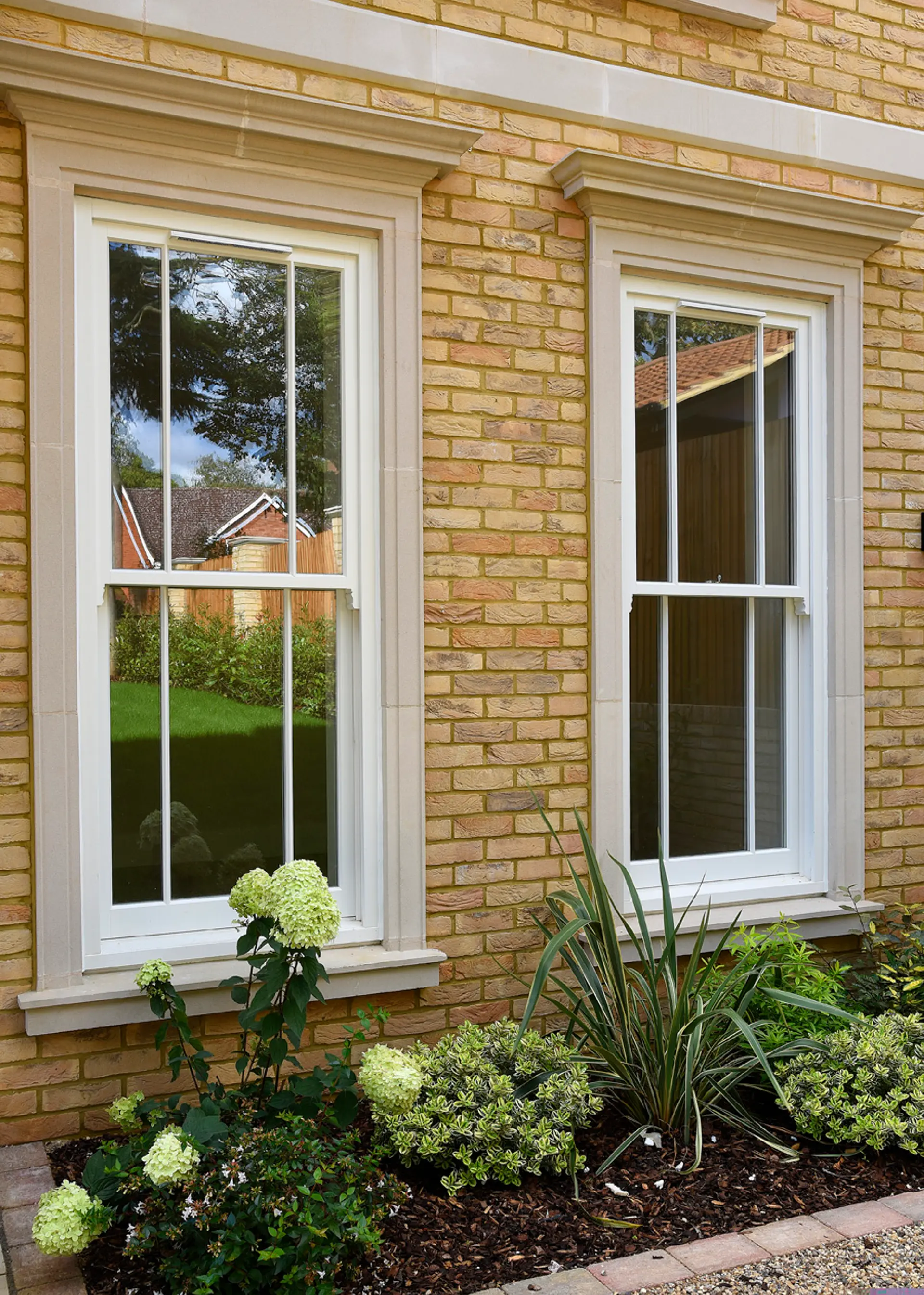 Sash Windows White Exterior 82 - Sash window in White