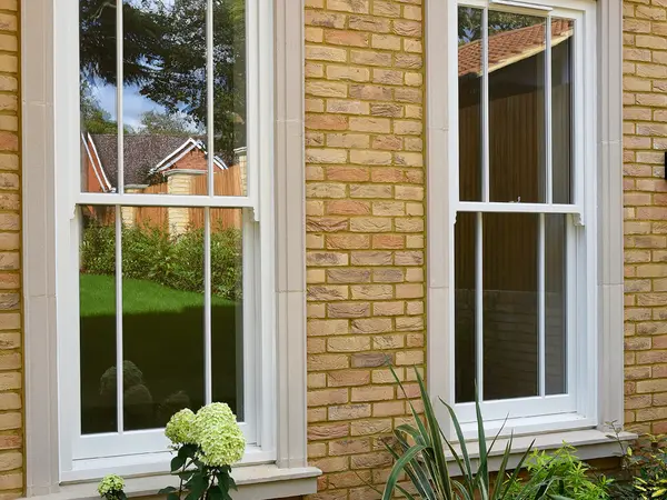 Sash Windows White Exterior 82 - Sash window in White