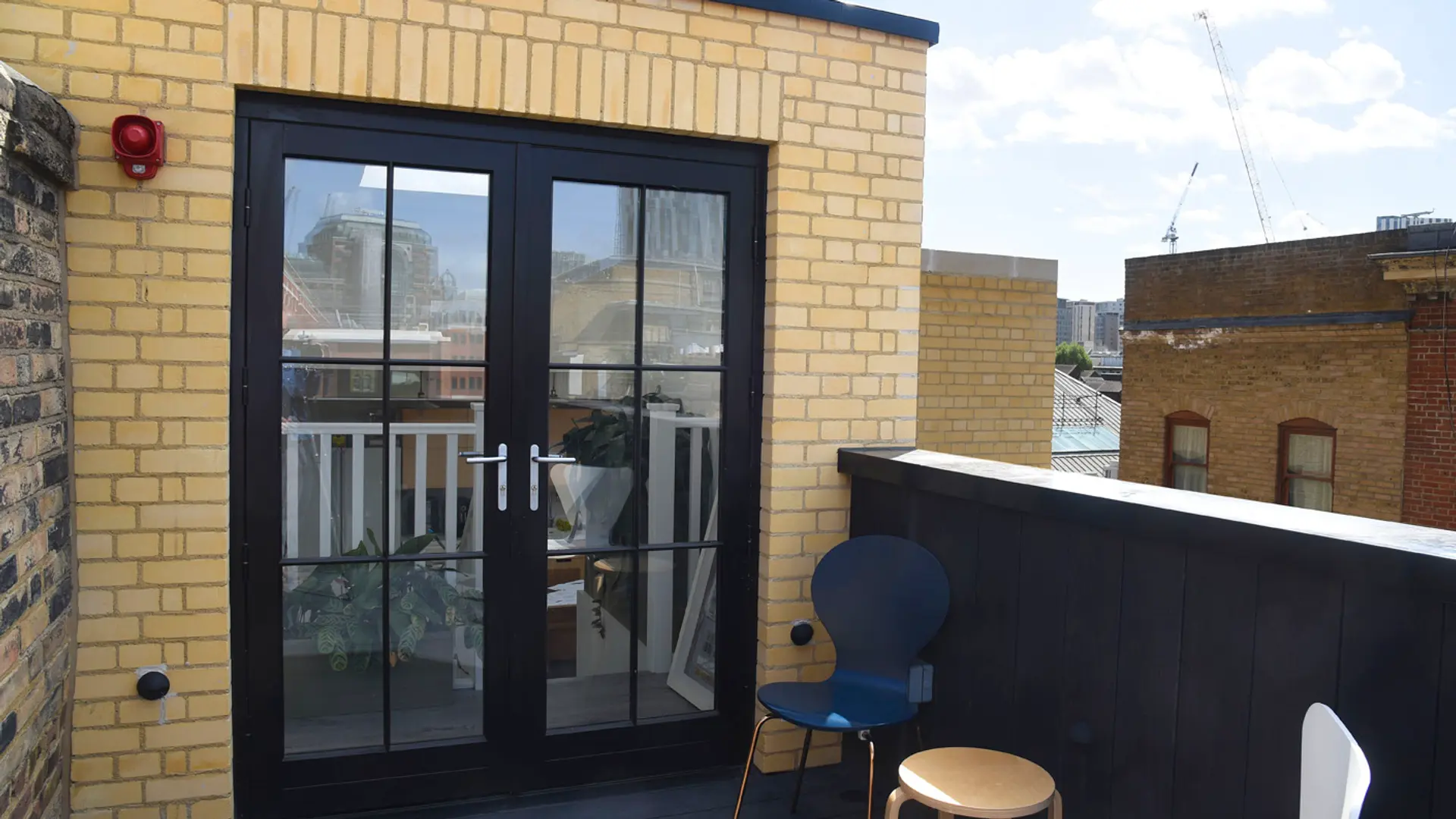 French Door Black Exterior - French door in Black