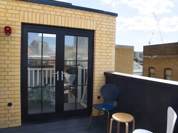 French Door Black Exterior - French door in Black