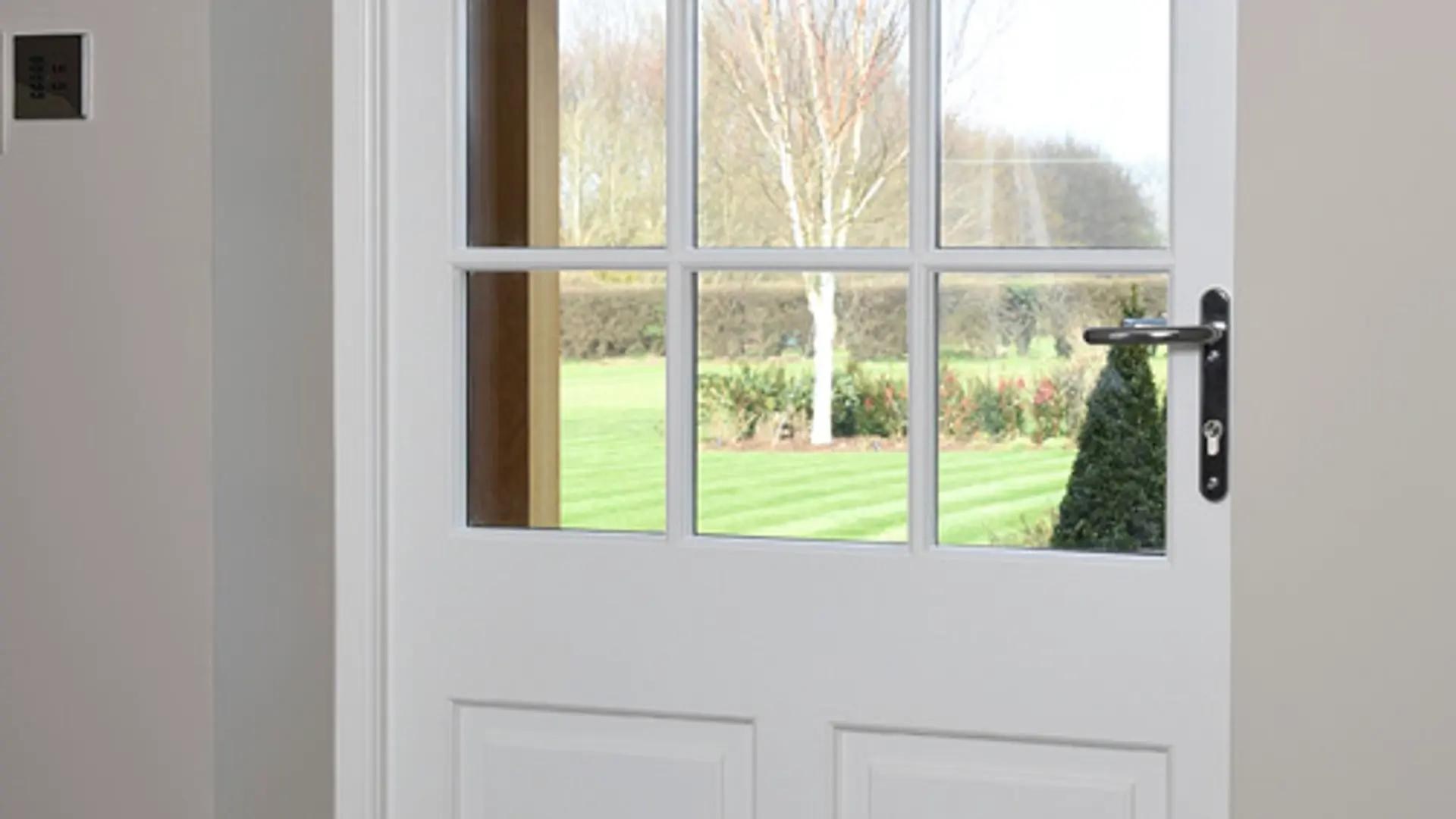 Single Door White Interior 3 - Single door in White