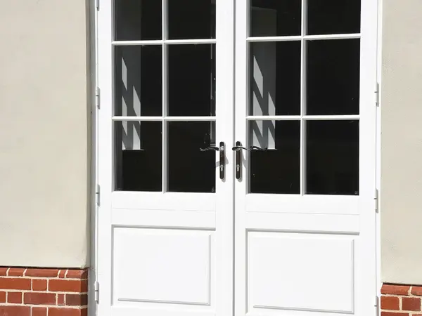 French Door White Exterior 9 - French door in White