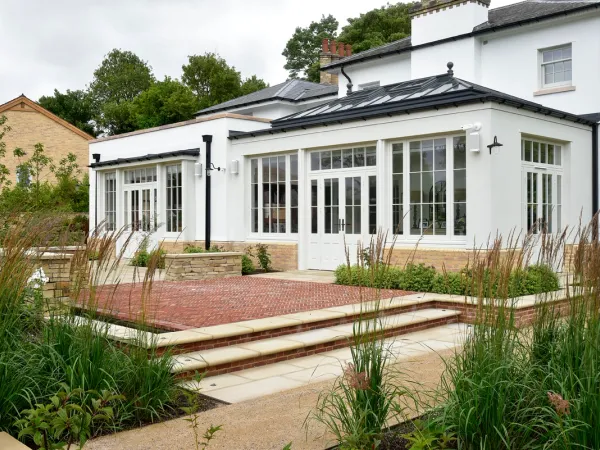 French Door White Exterior 11 - French door in White