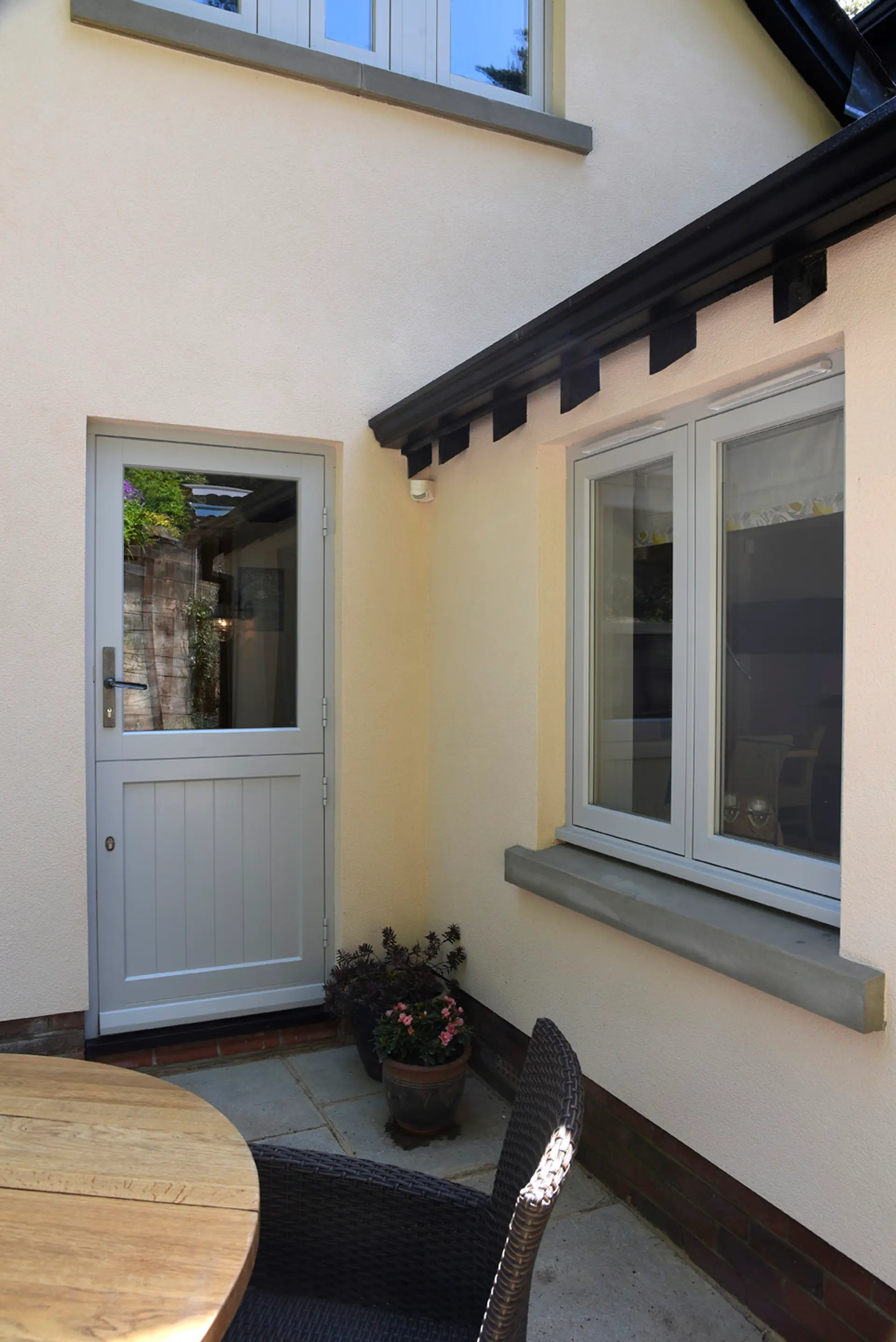 Stable Door White Exterior - Stable door in White