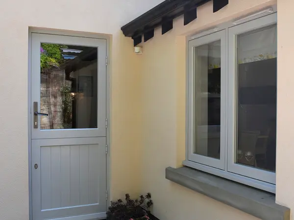 Stable Door White Exterior - Stable door in White