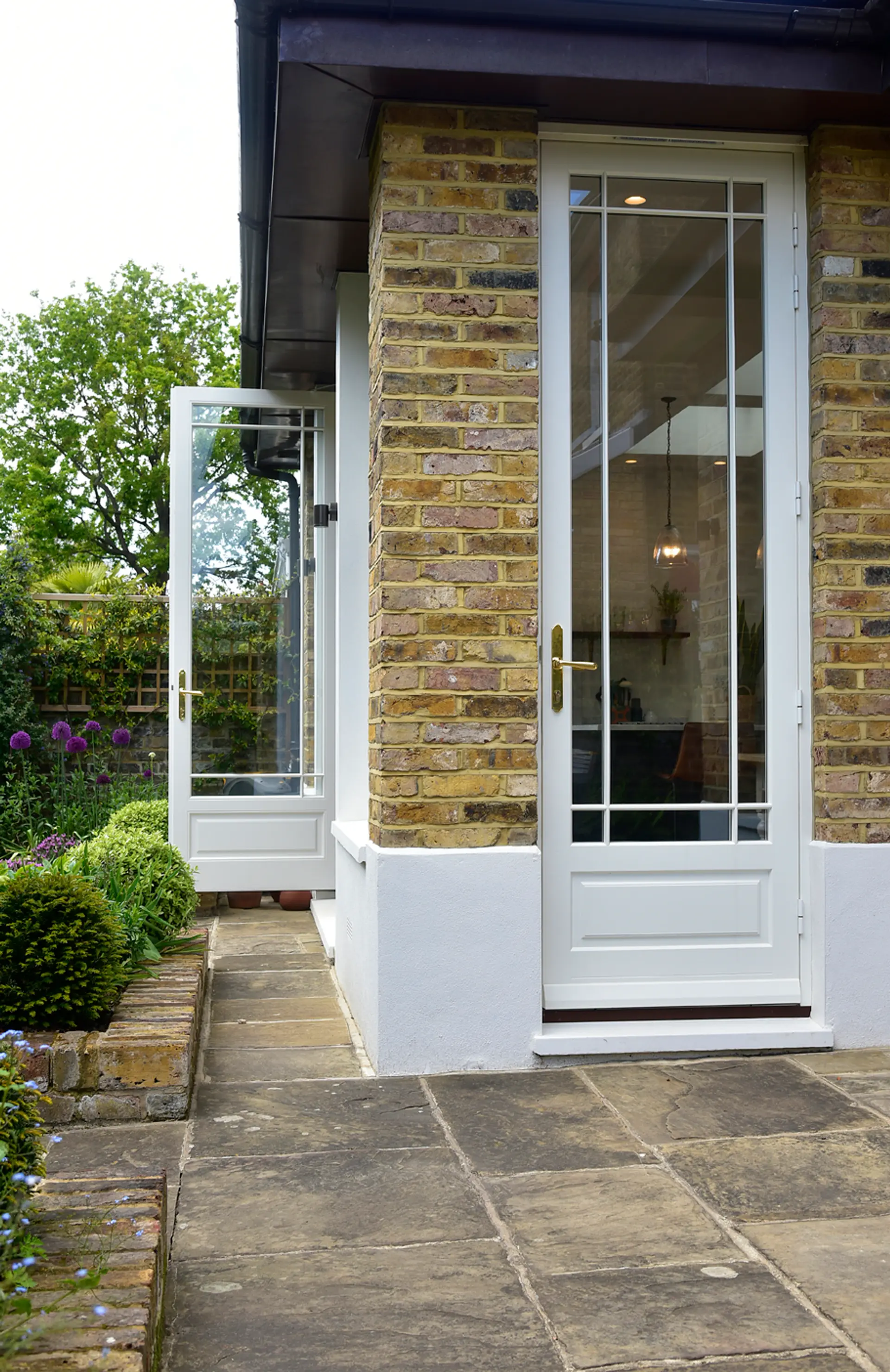 Single Door White Exterior 2 - Single door in White